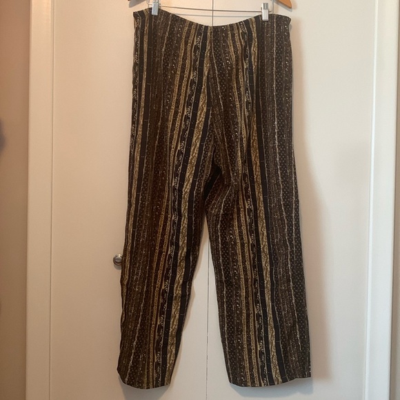 Vintage Jessica Vertically Patterned Stripe Pants Size L/XL - Picture 2 of 6